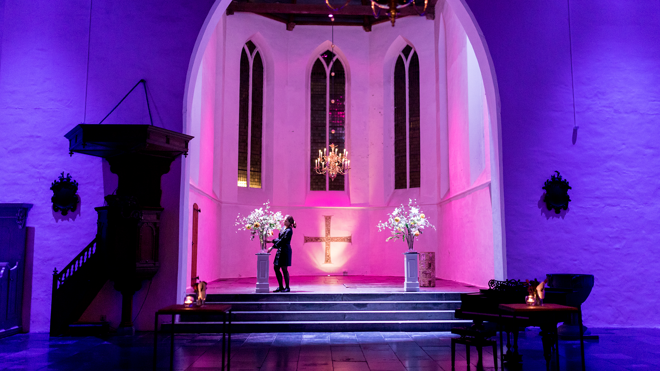 Geertekerk speciaal verlicht