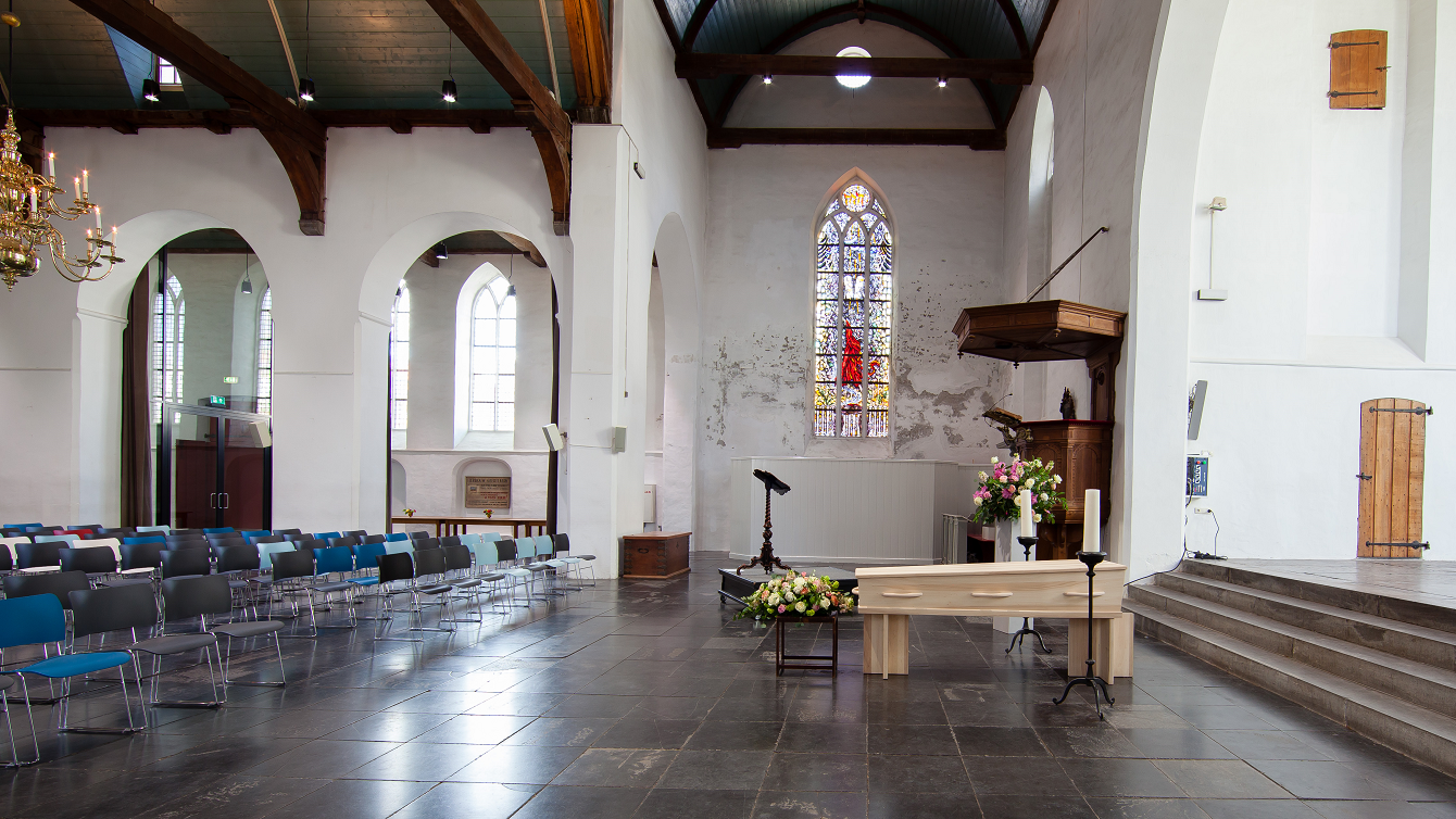 Uitvaartopstelling Geertekerk