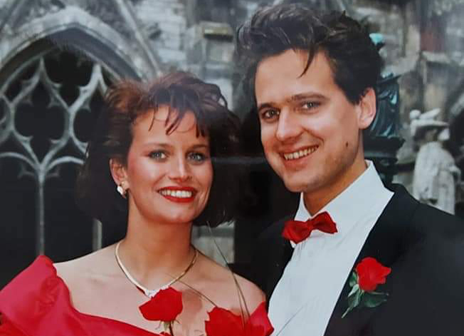 Bruiloft Roger Adan & Valentine Geluk 5 april 1991