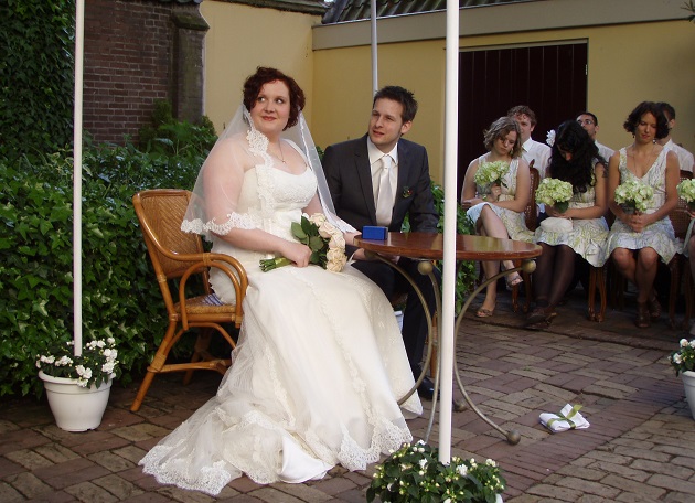 Bruiloft Kock- van Leeuwen 22-05-2010 Tuin Huize Molenaar